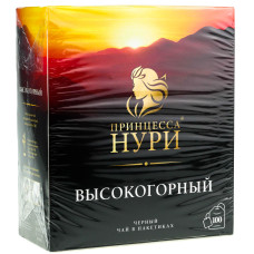 Чай "Принцесса Нури" Высокогорный черный, 100 пак. 