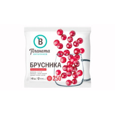 Брусника заморожен., 250 гр. "Планета витаминов"