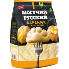 Вареники с картофелем "Могучий Русский", 900 гр. Сальников