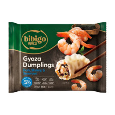 Дамплинги "Bibigo" королевские с креветкой и морскими водорослями Равиоли, 350 гр.