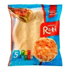 Лепешки "Роти" классическая, 450 гр. 1уп.-5шт. Ризык (замороженная)