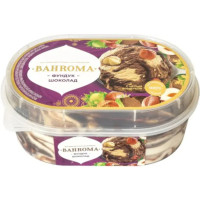 Мороженое "Bahroma" пломбир, Фундук,-шоколад с арахисом, 450 гр. контейнер