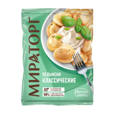 Пельмени Мираторг Классические из свинины и говядины, 600 гр.