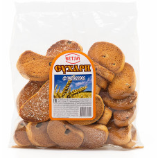 Сухари с изюмом " Ветли", 250 гр.