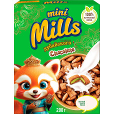 Готовый завтрак Подушечки со вкусом дубайского шоколада "Mini Mills" 200 гр.