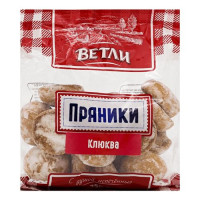 Пряники со вкусом Клюквы ВЕТЛИ, 350 гр.