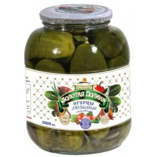 Огурцы "Любимые" Золотая долина, 1,5 л.