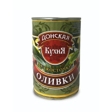 Оливки зелёные без косточки "Донская кухня" 280 гр