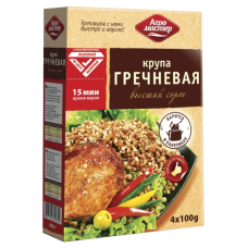 Гречка в варочных пакетах "Агромастер" (4 пак. по 100 гр.) 400 гр