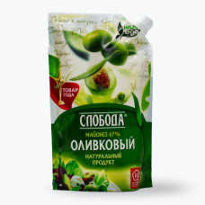 Майонез "СЛОБОДА" Оливковый, 67%, 400 мл.
