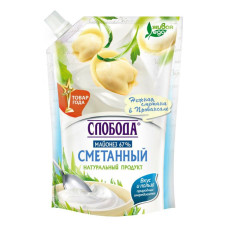 Майонез "СЛОБОДА" Сметанный, мяг.уп. 67%, 800 мл.
