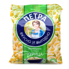 Лапша быстрого приготовления "ПЕТРА", Курица, 50 гр.