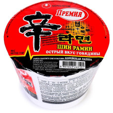 Лапша быстрого приготовления Шин Рамен Nongshim, 86 гр. (чашка)