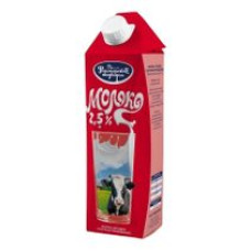 Молоко 2,5 % "Фермерское" 1 л.  ультрапастеризованное  (Благовещенск)