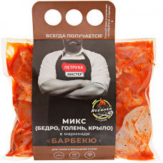 Микс куриный в маринаде (бедро, крыло, голень) "Петруха"  /упаковка 1,2 -1,5 кг/