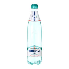 Минеральная вода "Borjomi" (Боржоми) газированная,  0.5 л.  (стекло)