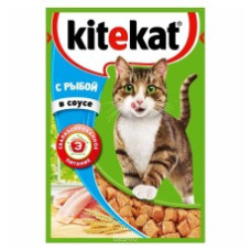 Корм для кошек "КитеКет" Рыба, 85 гр. , м./уп.