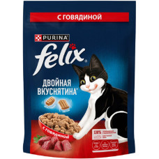 Сухой корм для кошек "FELIX", 200 гр. говядина