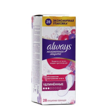 Ежедневные гигиенические прокладкии "Always" Удлиненные ароматизированные Single, 16 шт.