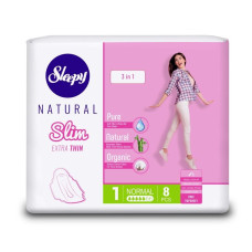 Прокладки женские гигиенические "Sleepy Natural"  Normal, 8 шт,