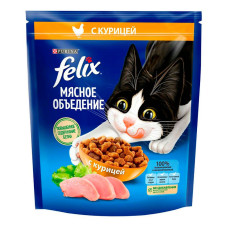 Сухой корм для кошек "FELIX", 600 гр. Курица