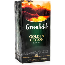 Чай "Гринфилд" Golden Ceylon чёрный 25 пак.
