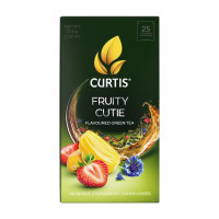 Чай "Curtis" зелёный Fruity Cutie, 25 пак. (Клубника) 