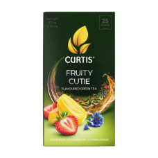 Чай "Curtis" зелёный Fruity Cutie, 25 пак. (Клубника) 