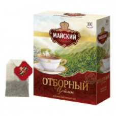 Чай "Майский" чёрный Корона Российской Империи, 100 пак.