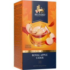 Чай "Ричард" Royal Apple Cider, черный с яблоком и сидром, 25 пак.