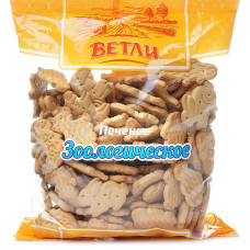 Печенье "Ветли" Звероняшки, 400 гр.