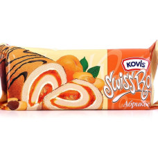 Рулет бисквитный "Kovis" абрикос, 175 гр