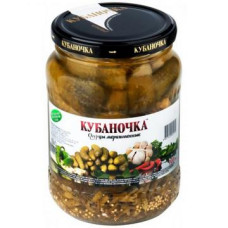 Огурцы консервированные "Кубаночка", 720 л.
