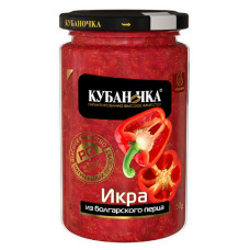 Икра из болгарского перца "Кубаночка", 350 г