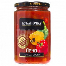 Лечо "По-Болгарски"  Кубаночка, ст/б. 720 гр.