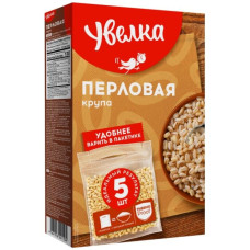 Перловая крупа в варочных пакетов "Увелко", 5 шт/80 гр.