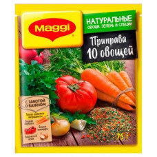 Магги Приправа "10 овощей", 75 гр.