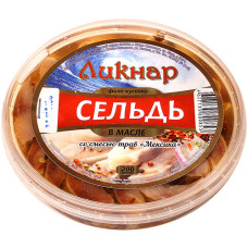 Сельдь матье т/о, филе-кусочки со специями, 200 гр. 